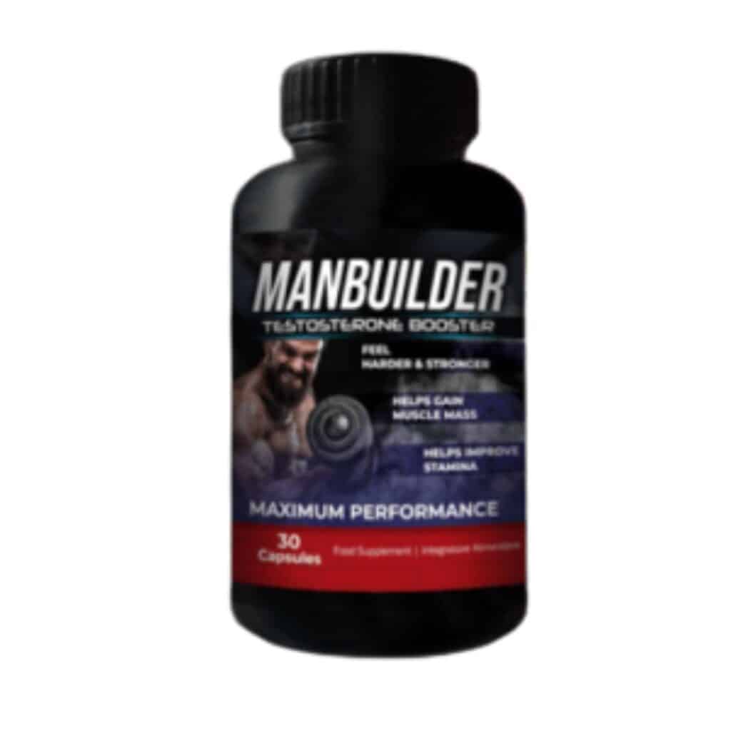 Integratore ManBuilder per aumentare la forza e la massa muscolare.